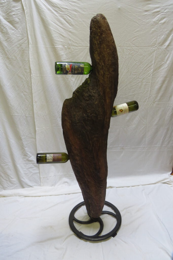 Weinflaschenhalter aus Treibholz